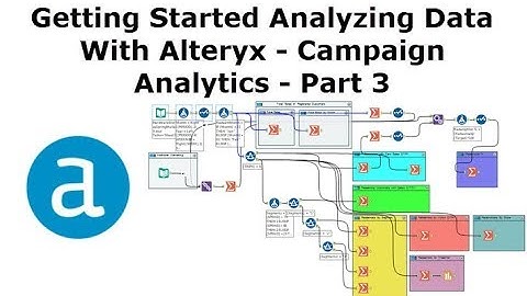 Getting started Analyzing Data With Alteryx - Campaign Analytics - Part 3