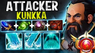 IMBA patch 100% win rate ATTACKER Kunkka | Dota 2 Pro Gameplay