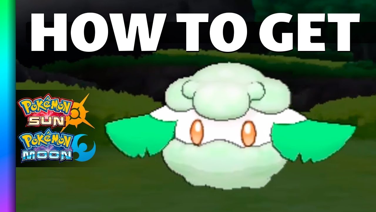 HOW TO GET Cottonee in Pokemon Sun (version exclusive)