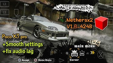 Need for speed most wanted Nethersx2 best settings last version