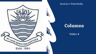 Module 2 - Columns