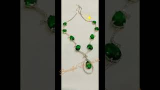 beautiful Cubic Zirconia set. booking no 9717779175