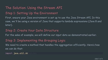 Java Stream API: Grouping and Aggregating a List of Maps with Multiple Fields