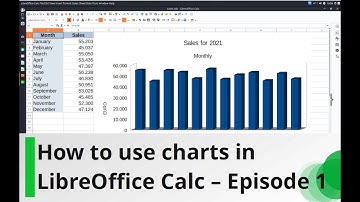 How to use CHARTS - Episode 1 - LibreOffice Calc