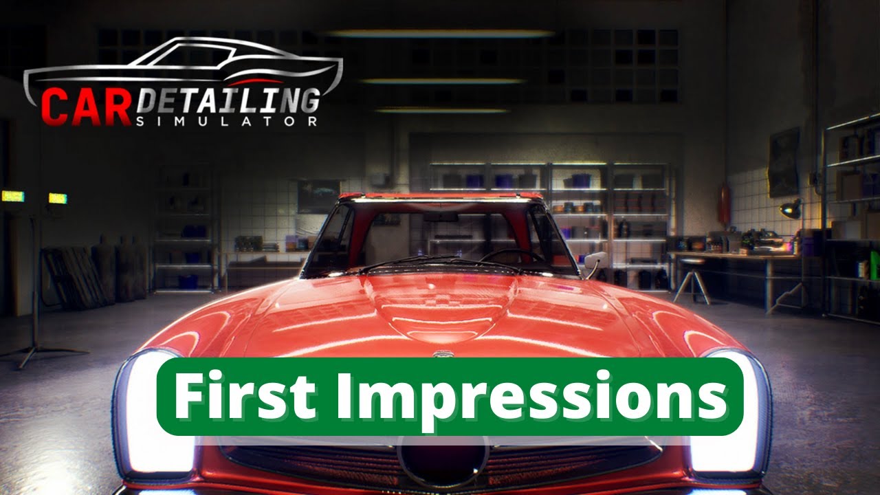 Car Detailing Simulator First Impressions on Xbox - YouTube