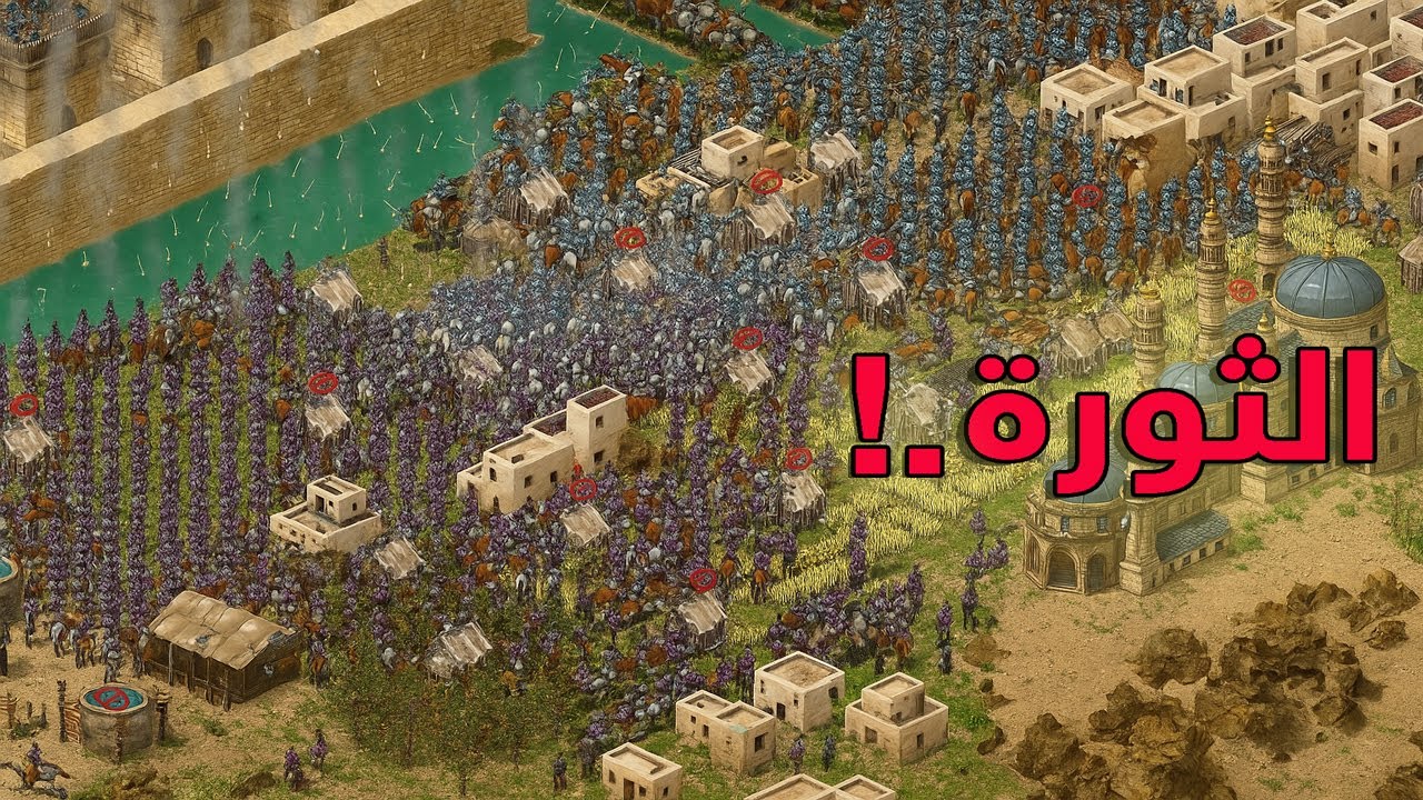 😱 أضخم معركة أونلاين بين 5 لاعبين في تاريخ لعبة صلاح الدين 🔥 حرب 10 آلاف جندي