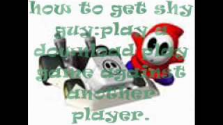 how to get shy guy R.O.B and drybones on mario kart Ds