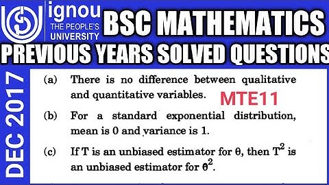 Bsc Mathematics | IGNOU | MTE11 | previous year Solved question | DEC 2017 | True or false statement