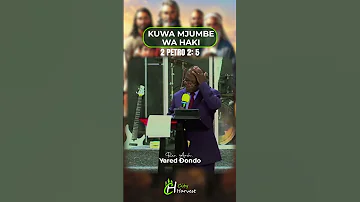 Kuwa Mjumbe Wa Haki Kama Nuhu Rev Arch Yared Dondo 2 Petro 2 5 