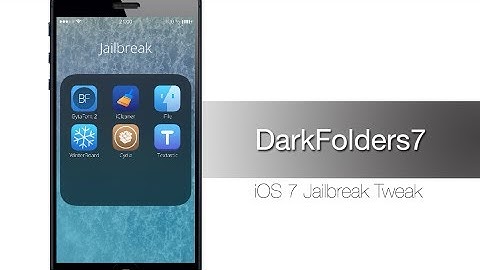 DarkFolders7 brings a dark background to your folders - iPhone Hacks