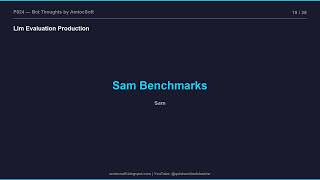 Bot Thoughts Podcast — LLM Evaluation in Production: DeepEval, Phoenix, Promptfoo
