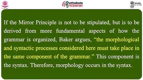 Lings P-01 M-23.The Mirror principle, and unaccusatives, ergatives and the antipassive