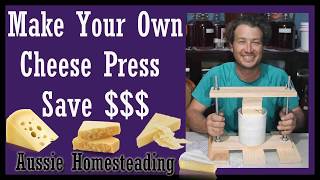 Make Your Own Cheese Press - Save $$$
