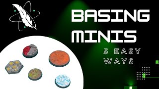 Five EXCELLENT Bases for your Minis (Great for beginners!)