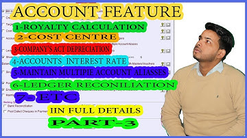 #8|||ACCOUNT FEATURE IN BUSY SOFTWARE PART-33||| IN HINDI|||BY SHAHRUKH SIR