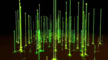 1000 Glowing Drops reacting to music (visualizer)