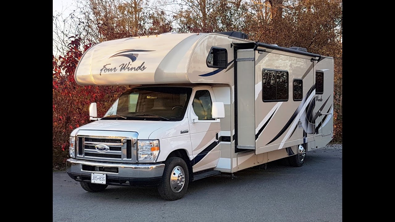 28-ft Slide Class C Motorhome - YouTube