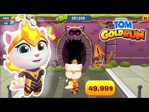 Phoenix Angela Gold Run – Phoenix Angela is back, Talking Tom Gold Run (iOS/Android Gameplay #855)