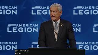 Kelly K  McKeague, Director Defense POW:MIA Accounting Agency Addresses The 107th American Legion Na
