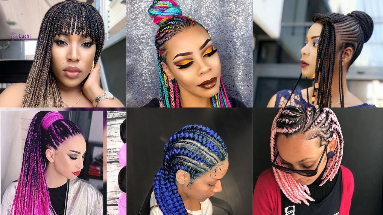 Goddess Braids Hairstyles Ideas - YouTube