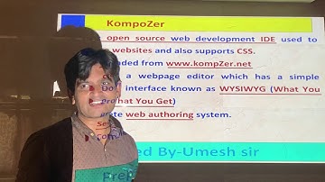 Lesson-1 Creating HTML form using Kompozer