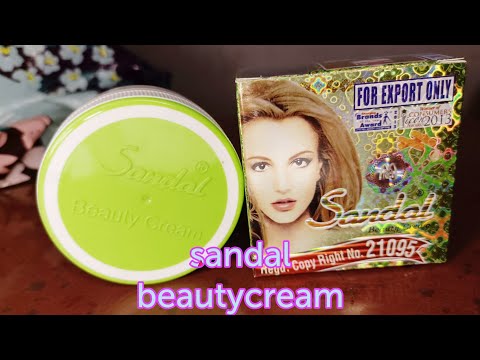 Sandal whitening cream