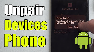 How to Unpair & Disconnect Bluetooth Devices From Android Phone like Headsets or Controllers
