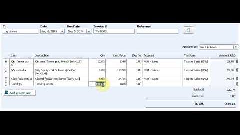 Totaling the Qty column in Xero, using FullSpeed
