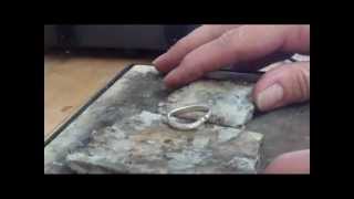 How to Solder Silver Pattern Wire to Make a Handmade Ring