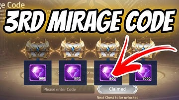 3rd Mirage CODE + New CD KEYS | ML Adventure 2022