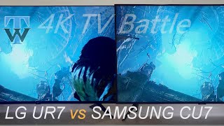LG UR7300 vs Samsung CU7100 Smart TV