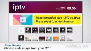FORMULER IPTV - Launcher Customization image