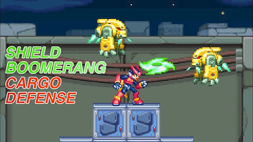 Zero Defends Cargo with a Single Shield Boomerang Throw