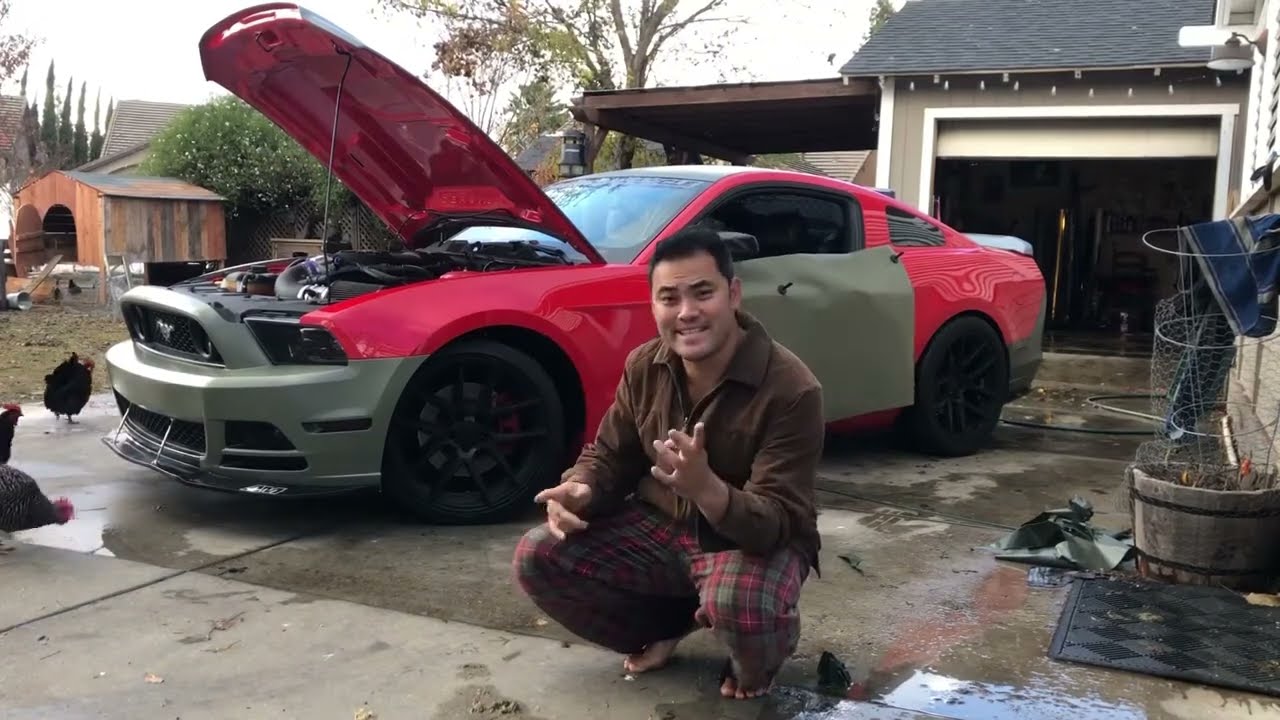 DONT Wrap When Its Cold! Craziest Mustang Wrap