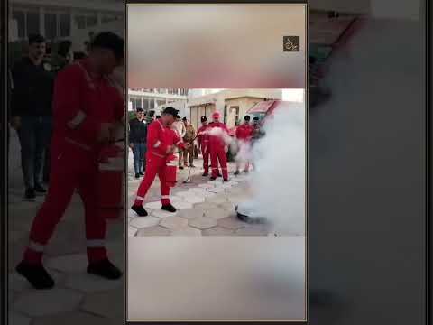 كيفية استخدام مطفأة الحريق فيديو توضيحي يشرح آلية استخدام طفاية الحريق بخطوات بسيطة لتجنب الكوارث