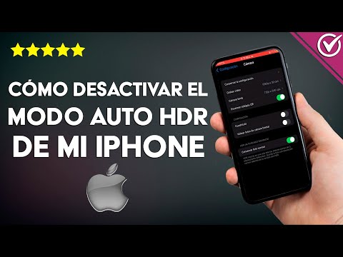 ¿Cómo desactivar el modo Auto HDR de mi IPHONE? - Configuración de cámara