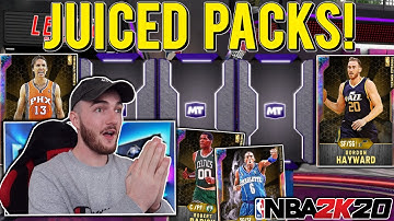 INSANELY *JUICED* THROWBACK MOMENTS PACK OPENING! 3 GALAXY OPAL PULLS! (NBA 2K20 MYTEAM)