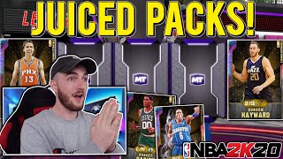 INSANELY *JUICED* THROWBACK MOMENTS PACK OPENING! 3 GALAXY OPAL PULLS! (NBA 2K20 MYTEAM)