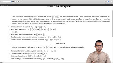 mod01lec02 - Linear vector spaces