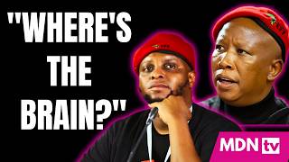 MALEMA MOCKS SHIVAMBU: HOW IS THE EFF BRAIN NOT WORKING