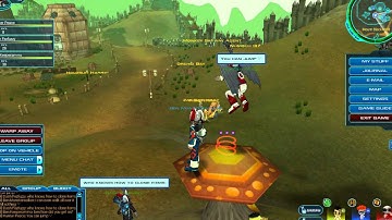 Fusionfall jump pad Glitch....for all who dont know about it.