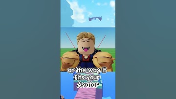 Roblox AVATAR EDITOR UPDATE… (Resize Hats) #shorts #roblox