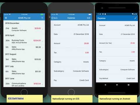 Native iOS / NativeScript Comparison