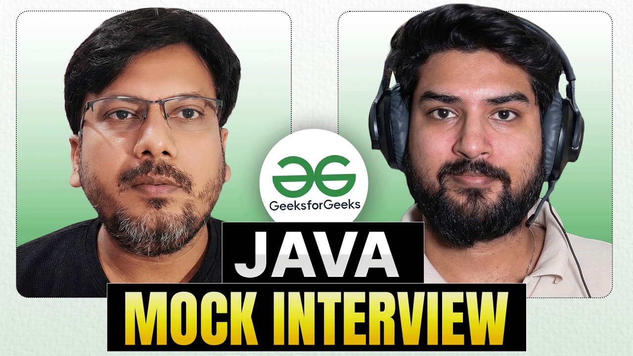 I gave Mock Interview On GeeksforGeeks🔥 - YouTube