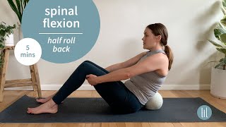 lil pilates : spinal flexion with half roll back