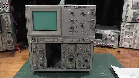 Tektronix 7904A Lab Check in and LED MOD