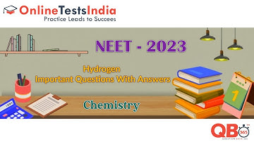Hydrogen Important Questions With Answers for NEET 2023 Chemistry Subject