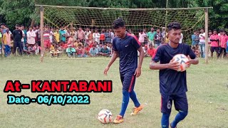 Kantabani Football Tournament 2022 9Th Battalion Vs Kalapani Rairangpur, Mayurbhanj Od