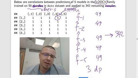 MH4510 Lecture 3 part 5 - bias-variance trade-off for cross validation