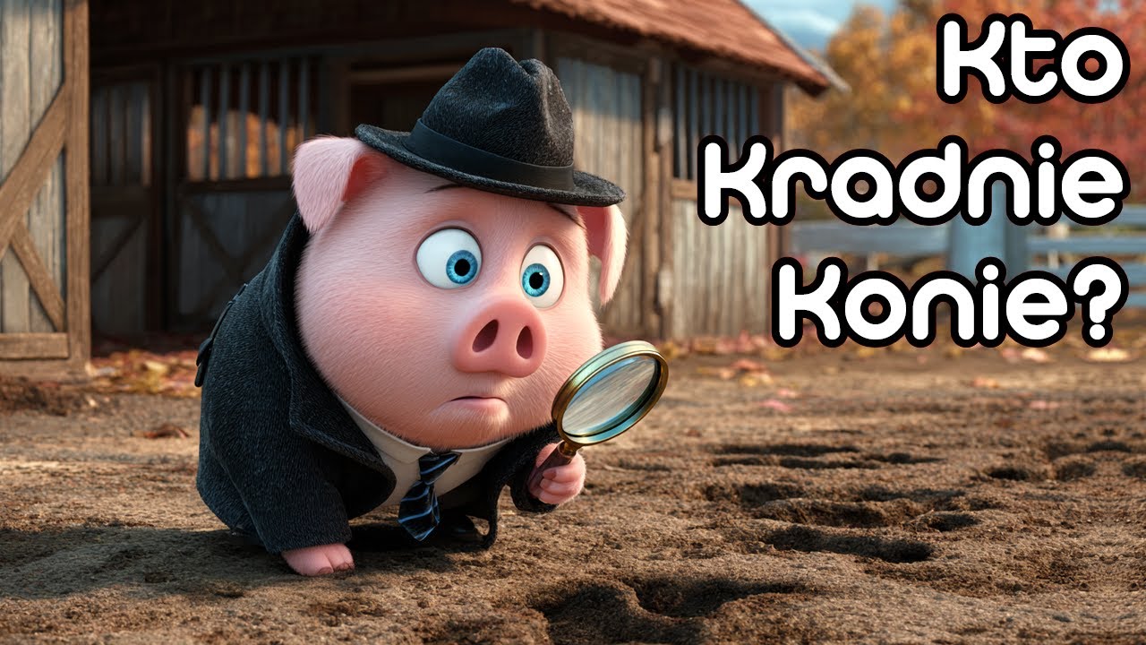 🐷 Detektyw Chrumpciok i Zagadka Znikających Koni 🐴 | Bajki na dobranoc dla dzieci 🌙 | Audiobook 🎶